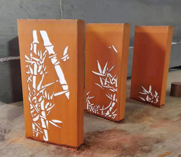 迎江锈钢板灯箱