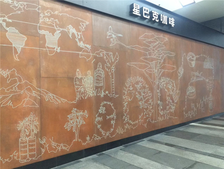 迎江耐候钢幕墙